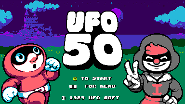 Title Screen of UFO50